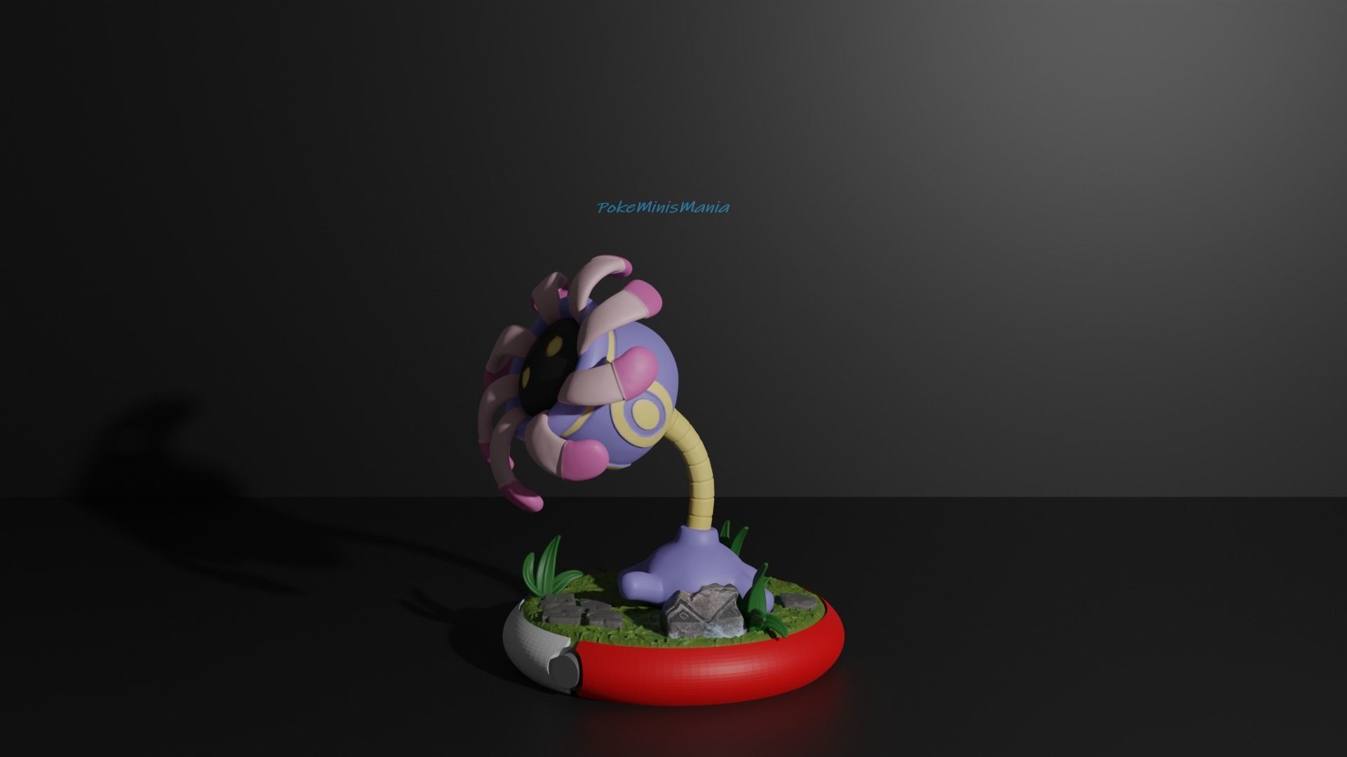 Lileep and Cradily pokemon 3D print model 3D print model_2