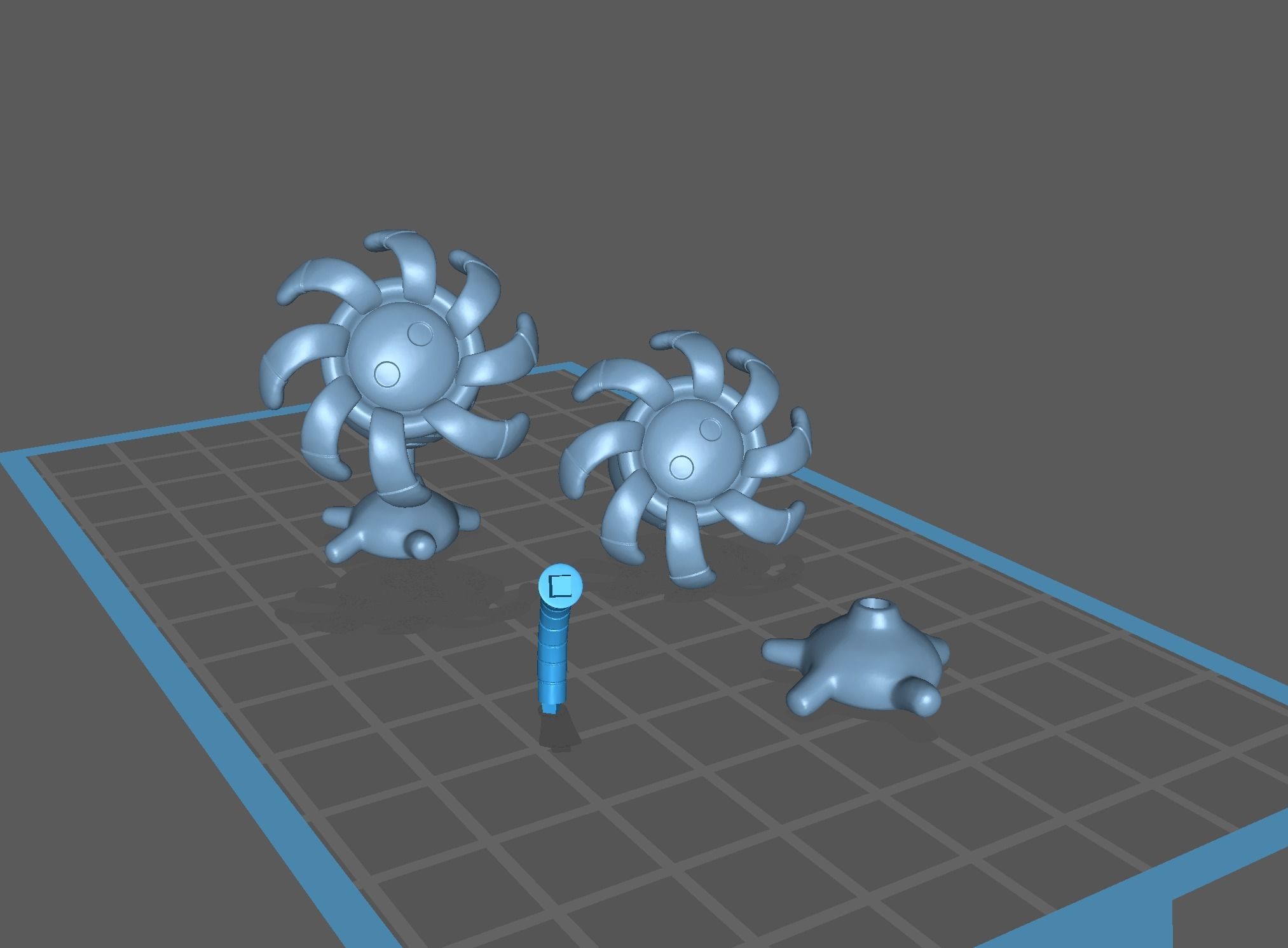 Lileep and Cradily pokemon 3D print model 3D print model_18