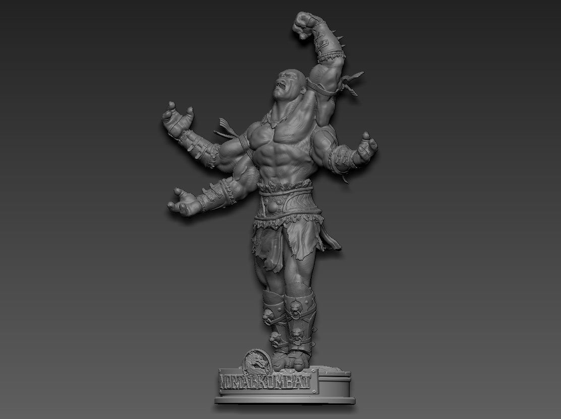 Goro mortal kombat 3D print model_13