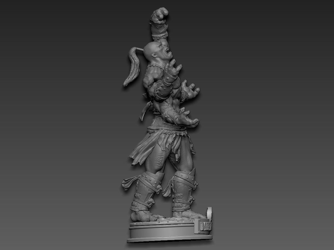 Goro mortal kombat 3D print model_4