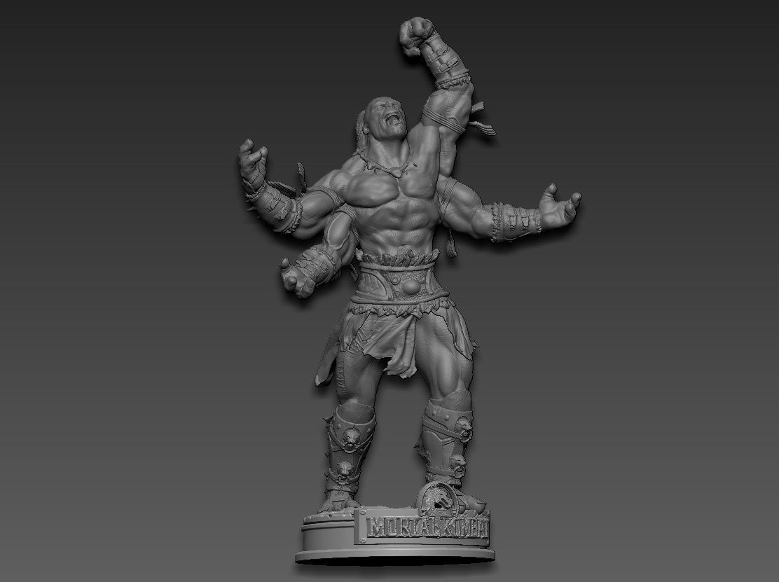 Goro mortal kombat 3D print model_1