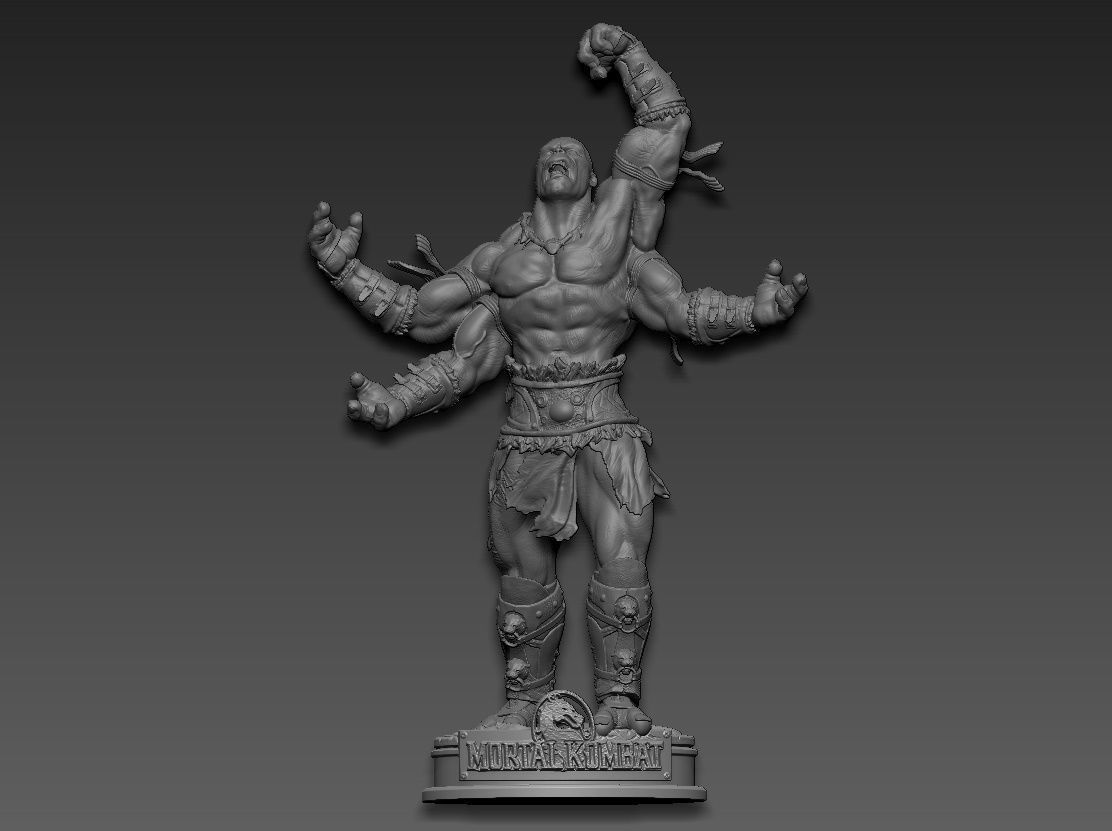 Goro mortal kombat 3D print model_14