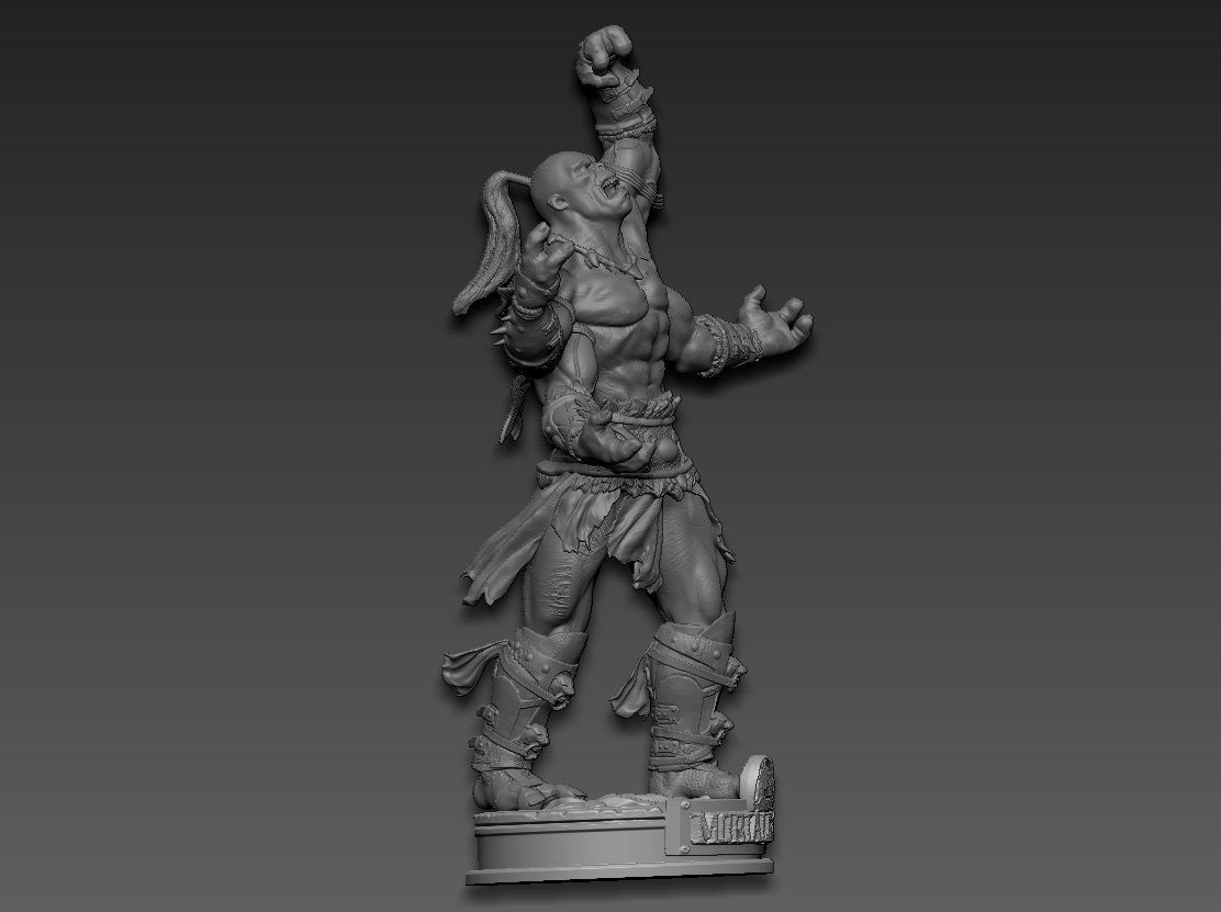 Goro mortal kombat 3D print model_3