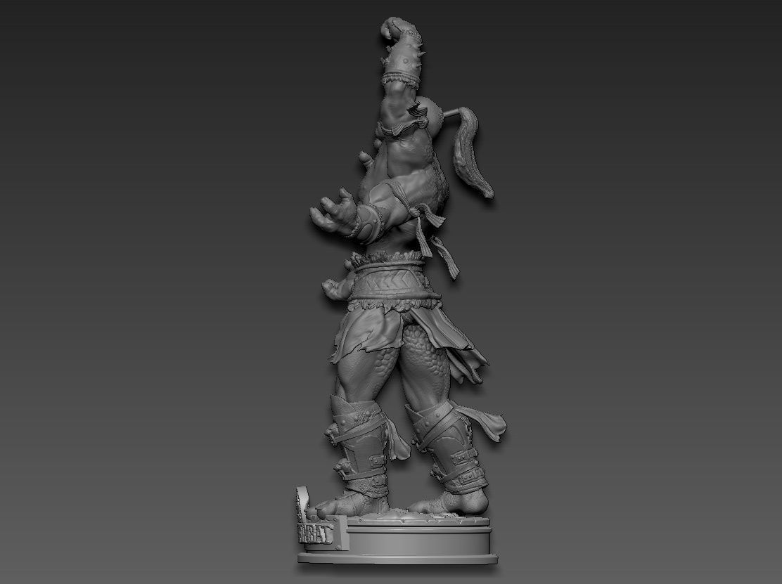 Goro mortal kombat 3D print model_11