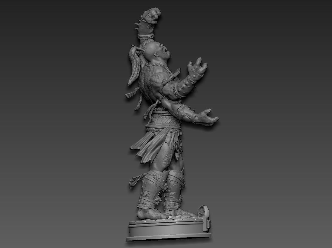 Goro mortal kombat 3D print model_5