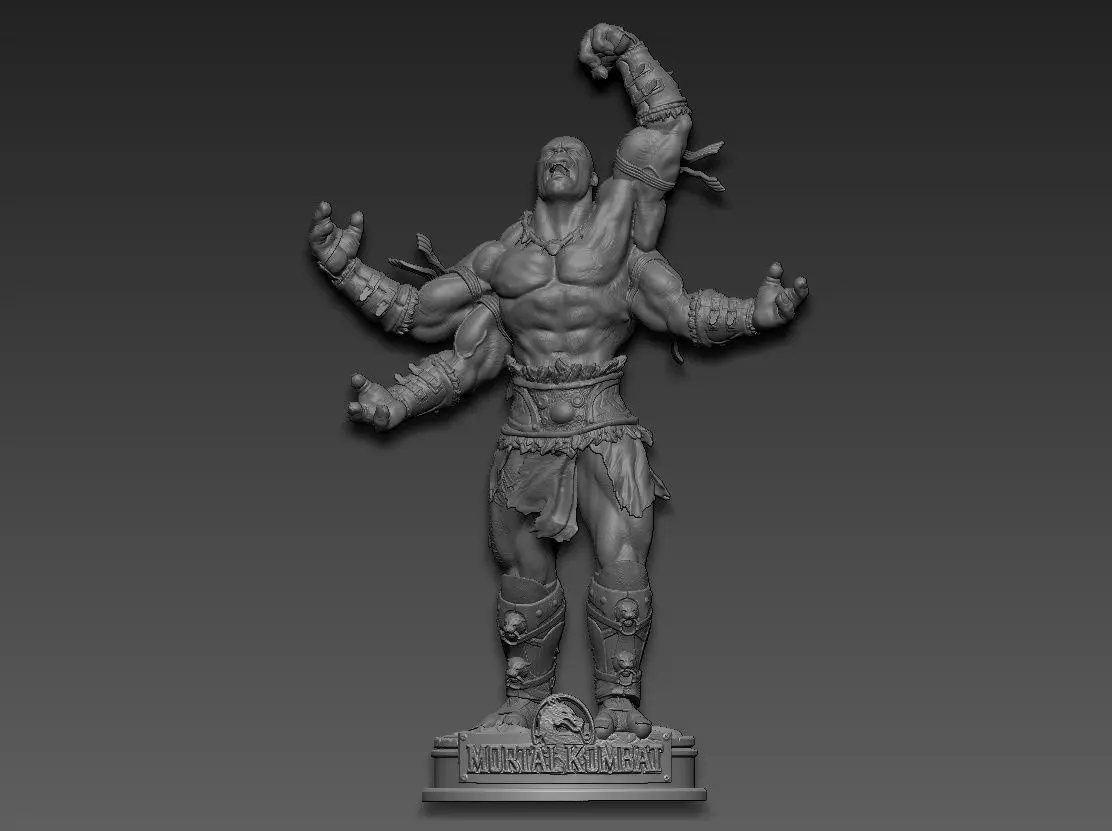 Goro mortal kombat 3D print model_0