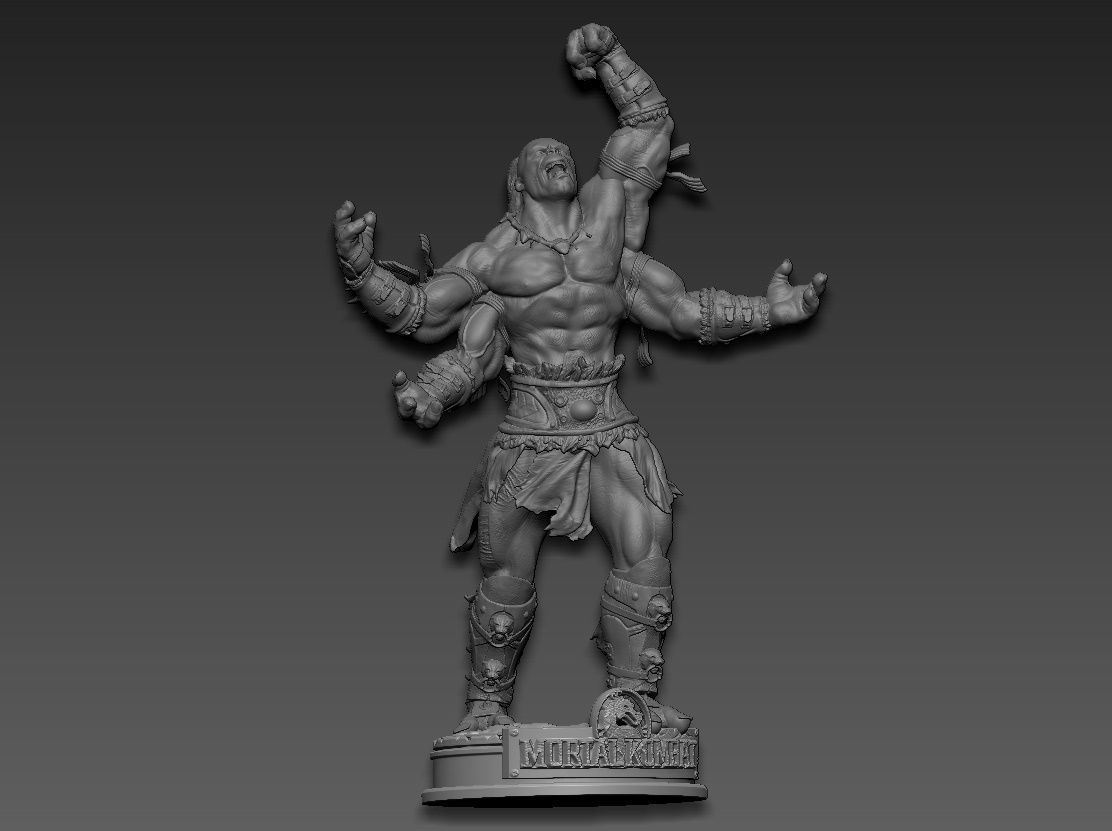 Goro mortal kombat 3D print model_15