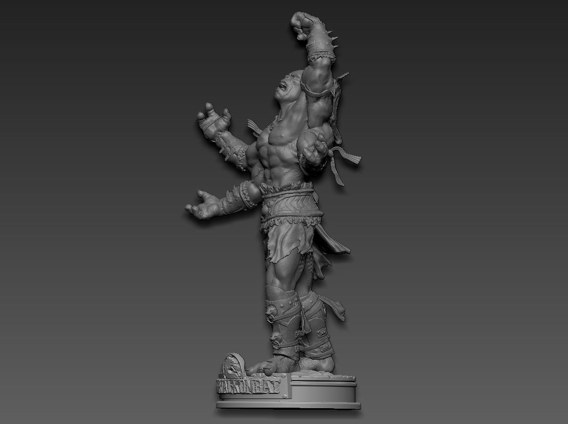 Goro mortal kombat 3D print model_12
