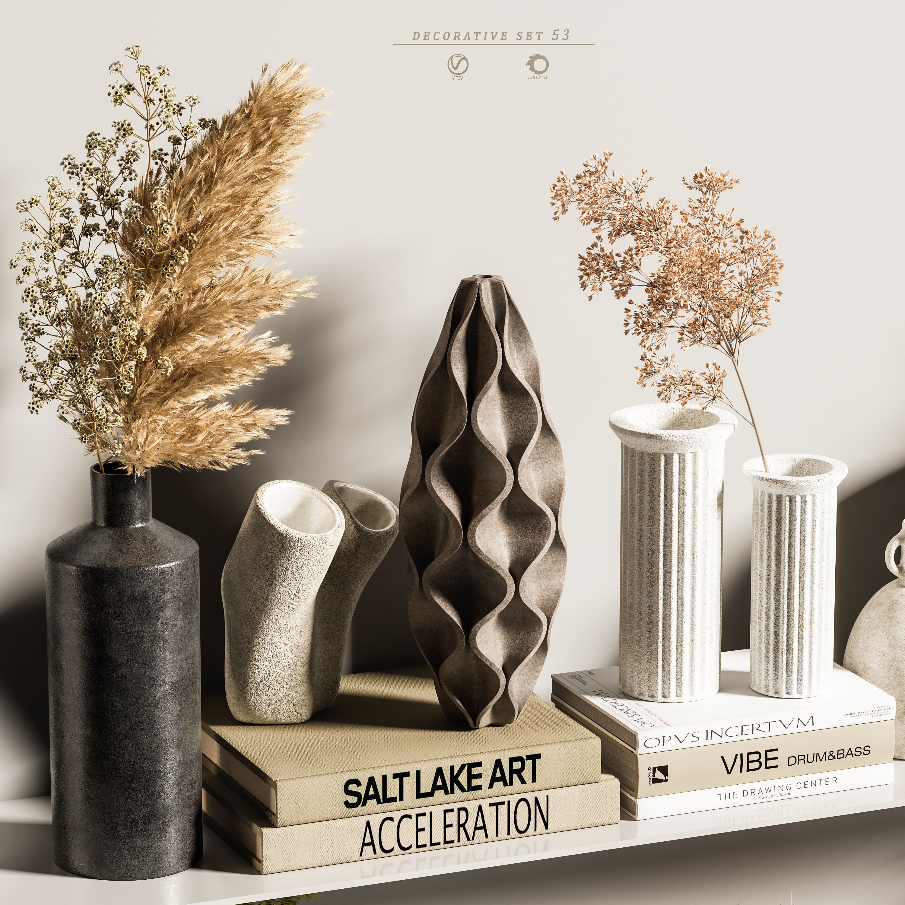 decorative set 53 3D model_4