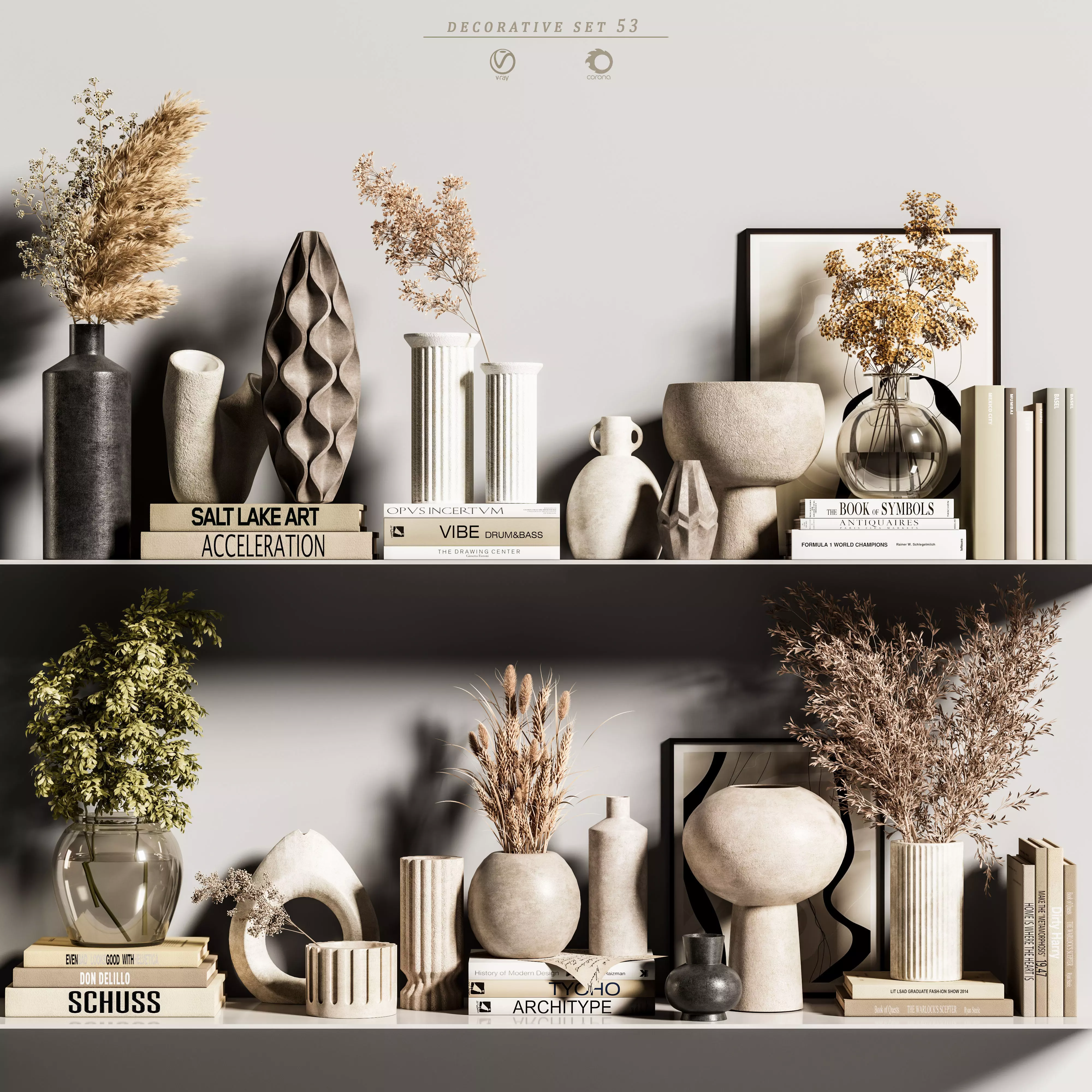 decorative set 53 3D model_0