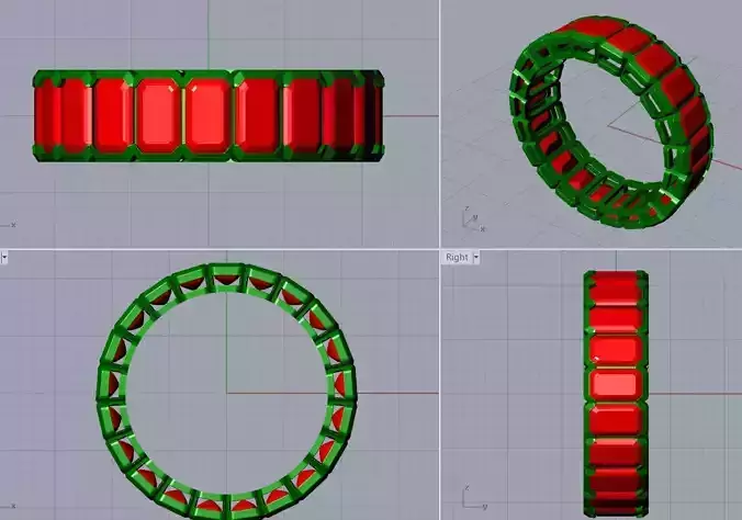 Emerald Diamond Ring