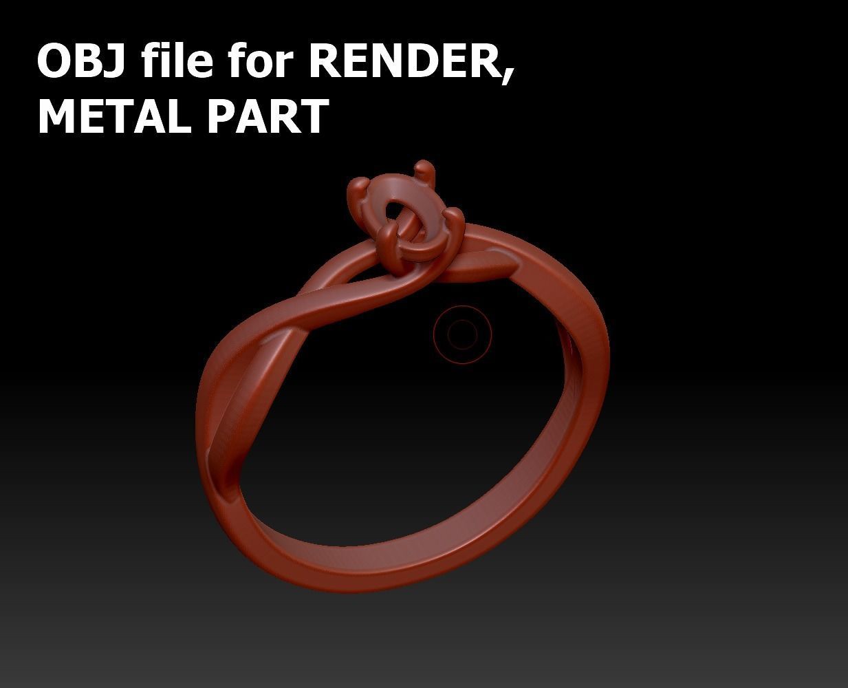 Oval Stone 6x4 Solitaire Ring Trellis Ring 3Dmodel 3D print model_47