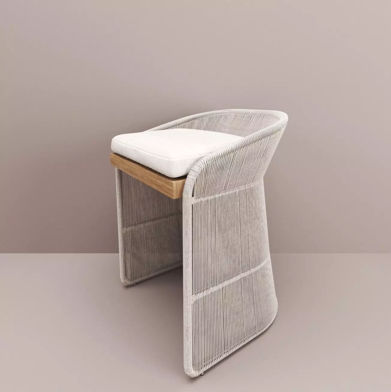 RH HAVANA COUNTER STOOL 3D model
