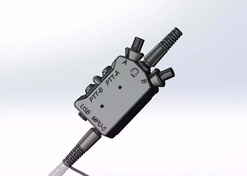 Dual PTT module 3D print model_0