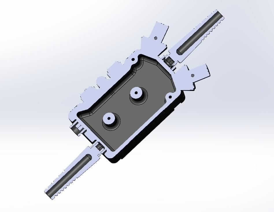 Dual PTT module 3D print model_1