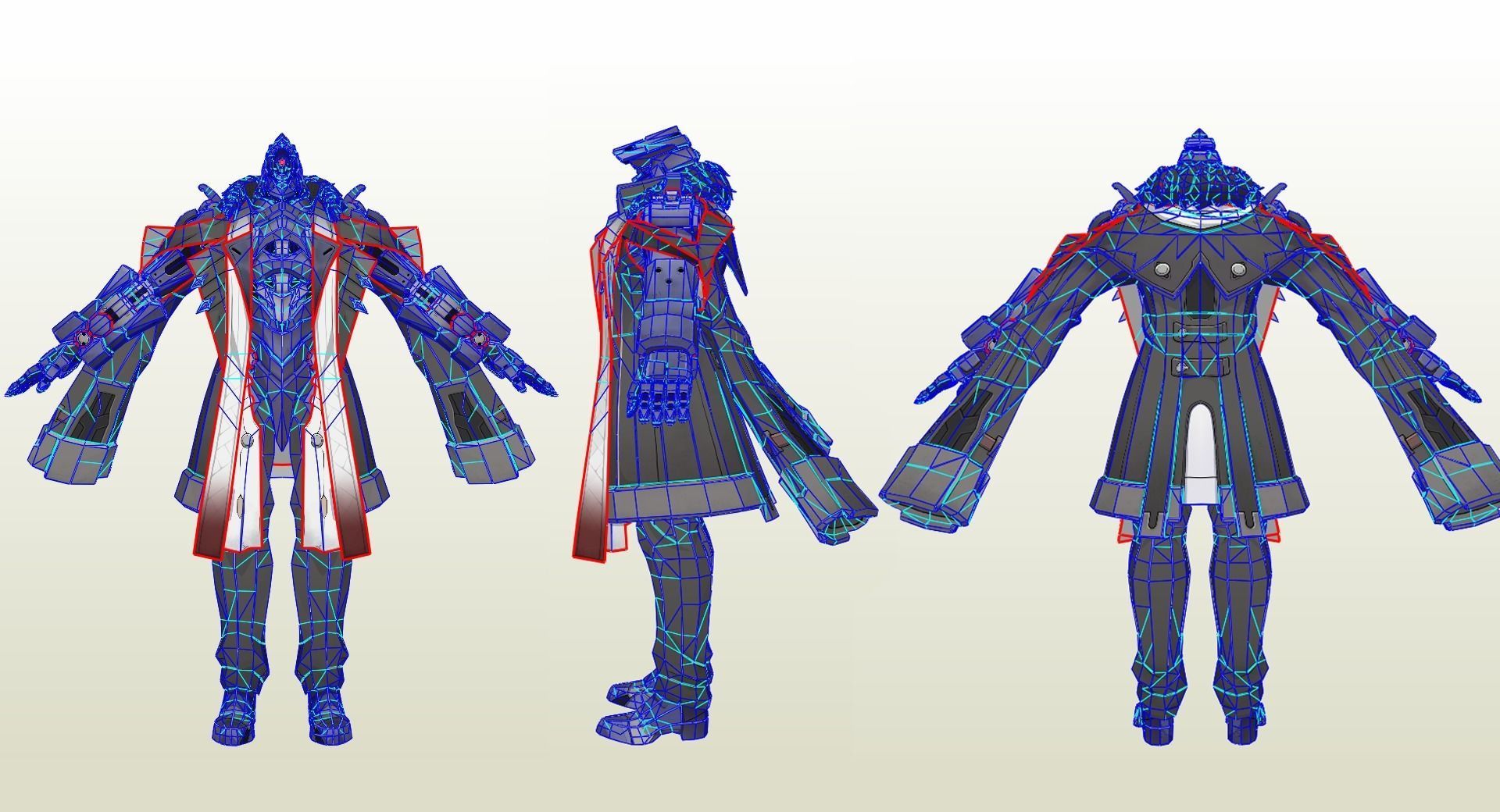 Svarog Honkai Star Rail template eva foam pepakura unfold 3D print model_1