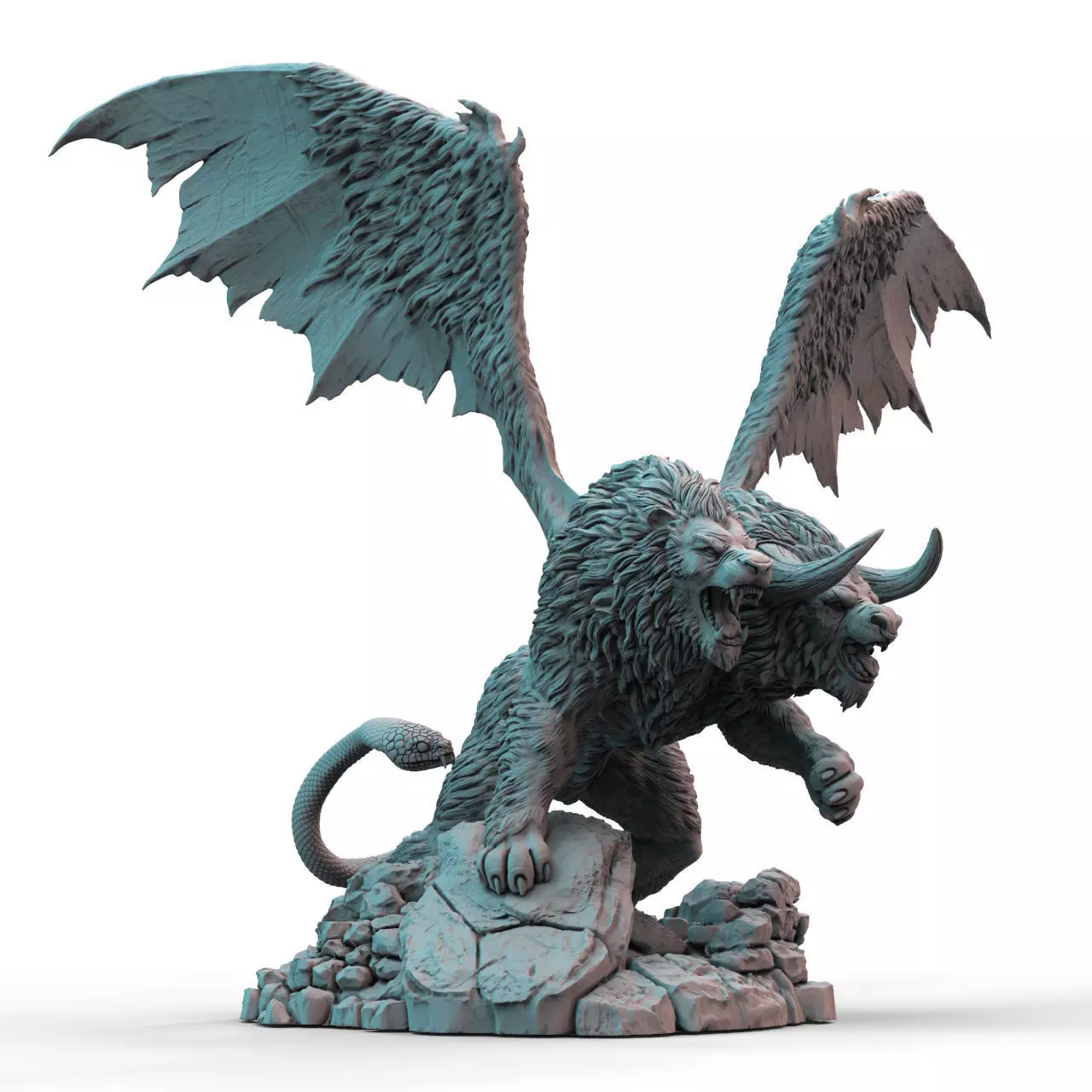 Chimera  3D print model_0