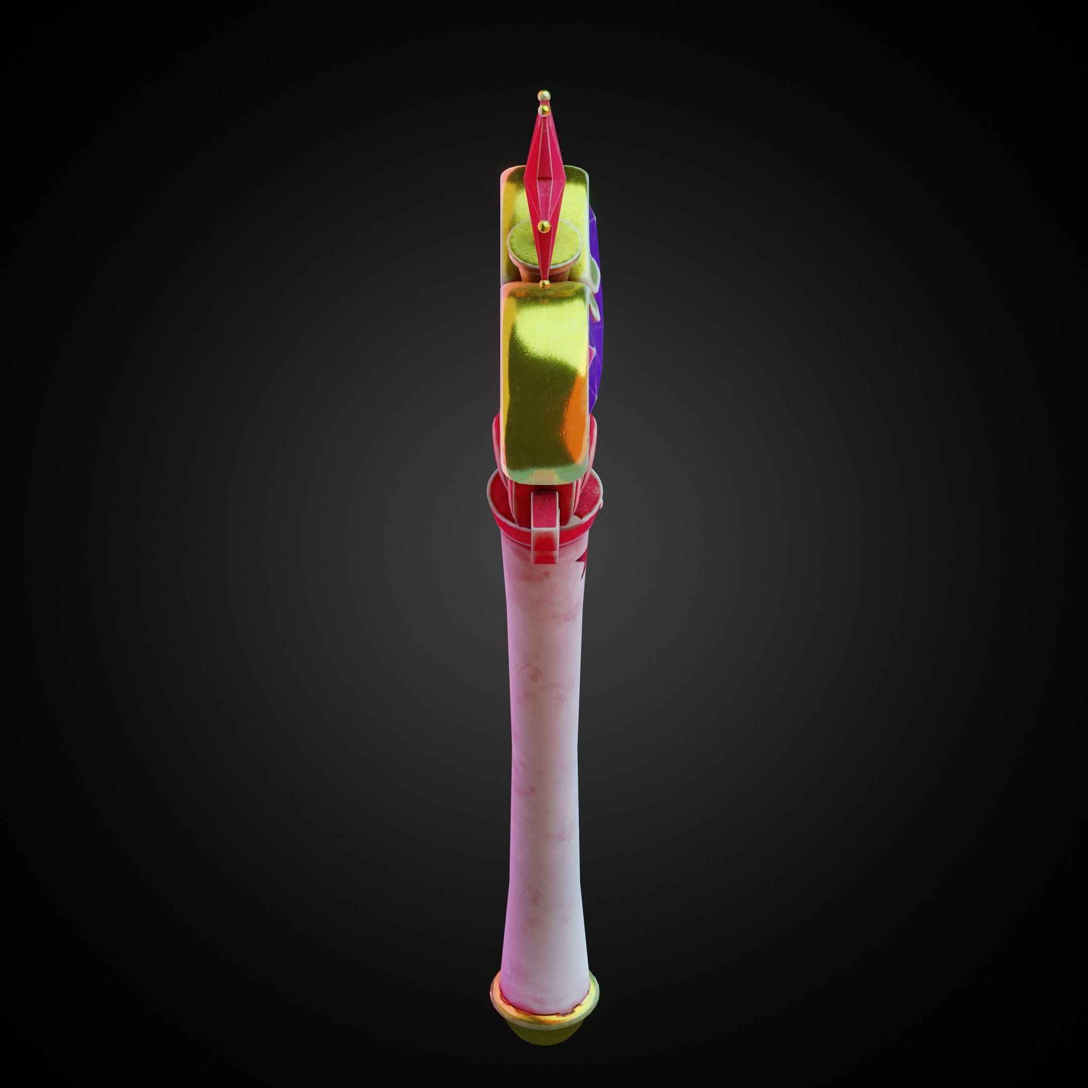 Sailor Moon Pink Moon Rod  for Cosplay 3D print model_8