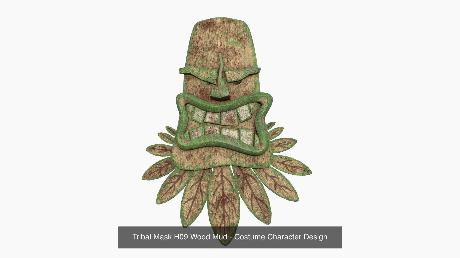 10 Tribal Masks H Collection - Costume Character Design _9