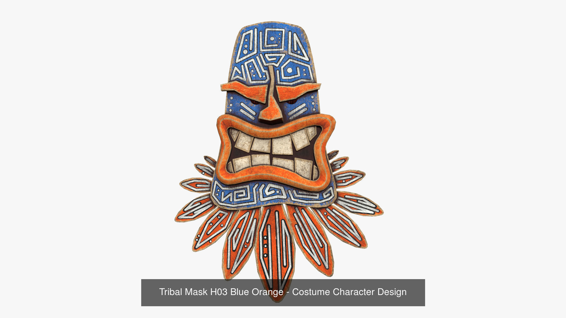 10 Tribal Masks H Collection - Costume Character Design _3