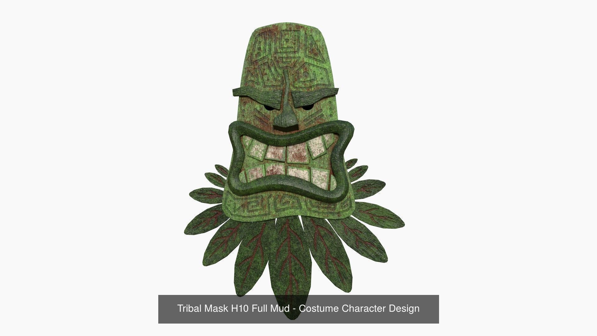10 Tribal Masks H Collection - Costume Character Design _10