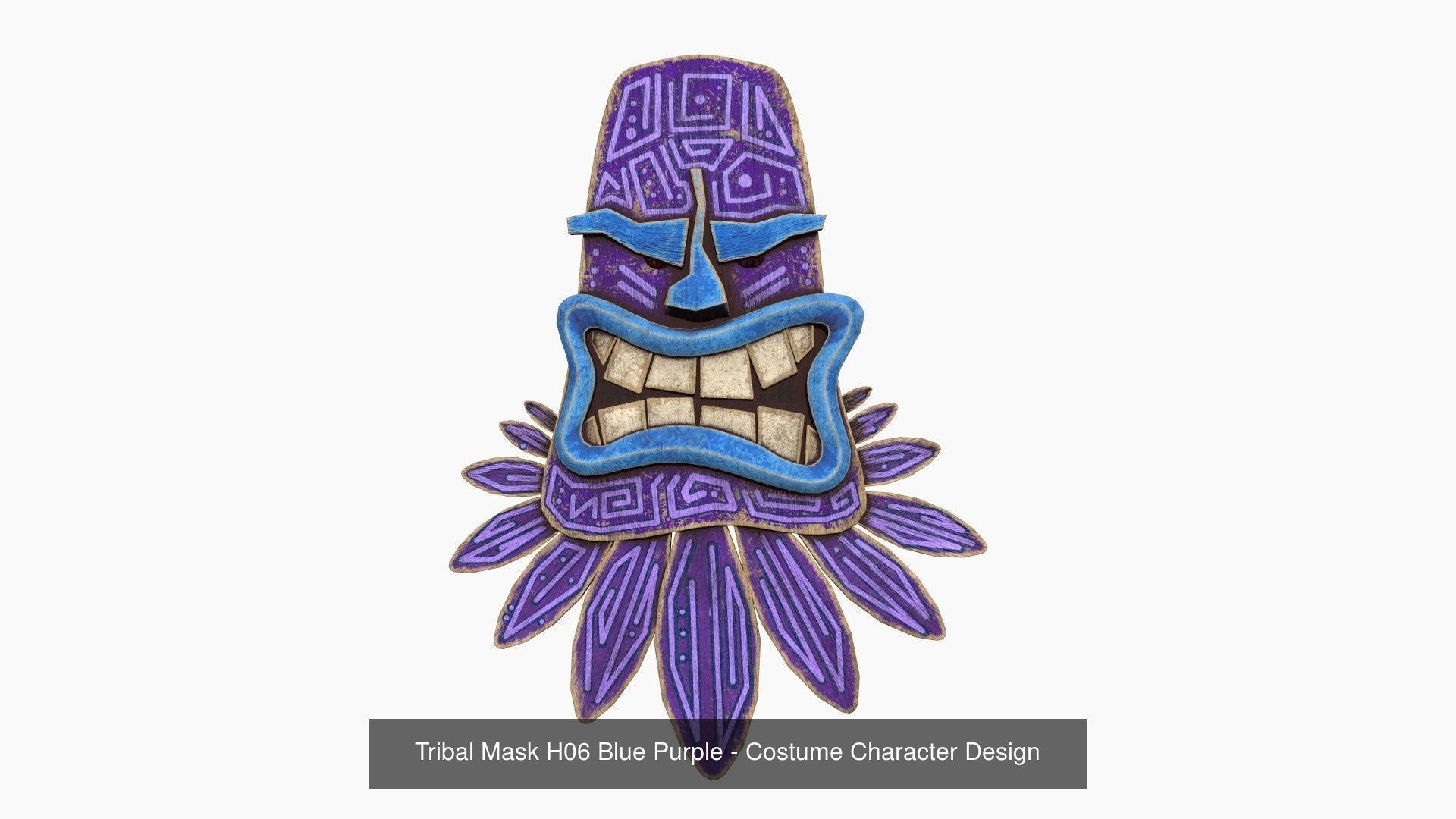 10 Tribal Masks H Collection - Costume Character Design _6