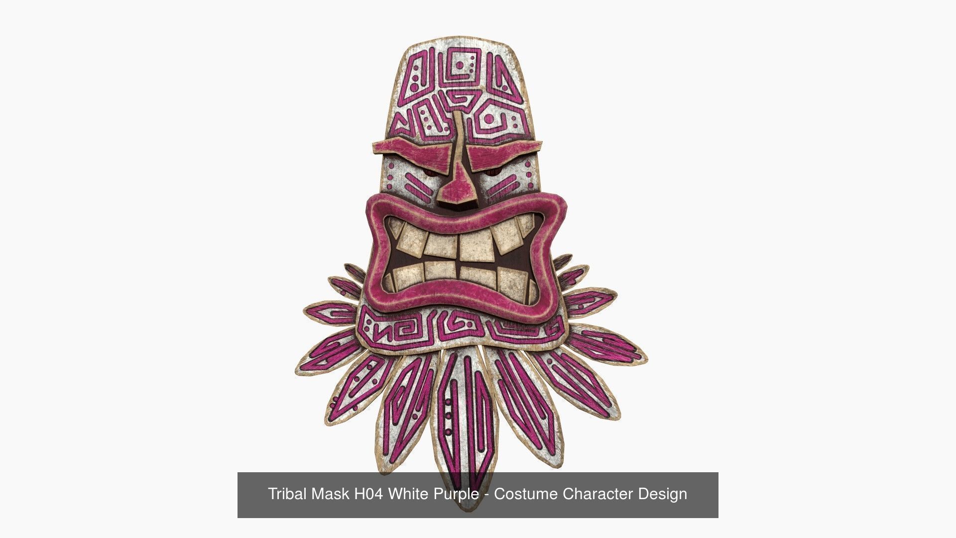 10 Tribal Masks H Collection - Costume Character Design _4