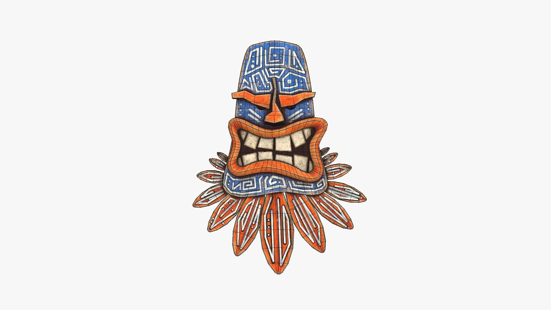 10 Tribal Masks H Collection - Costume Character Design _65