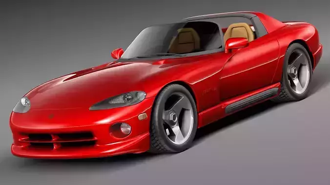 Dodge Viper RT 10 1992-2002 3D Model 3D model