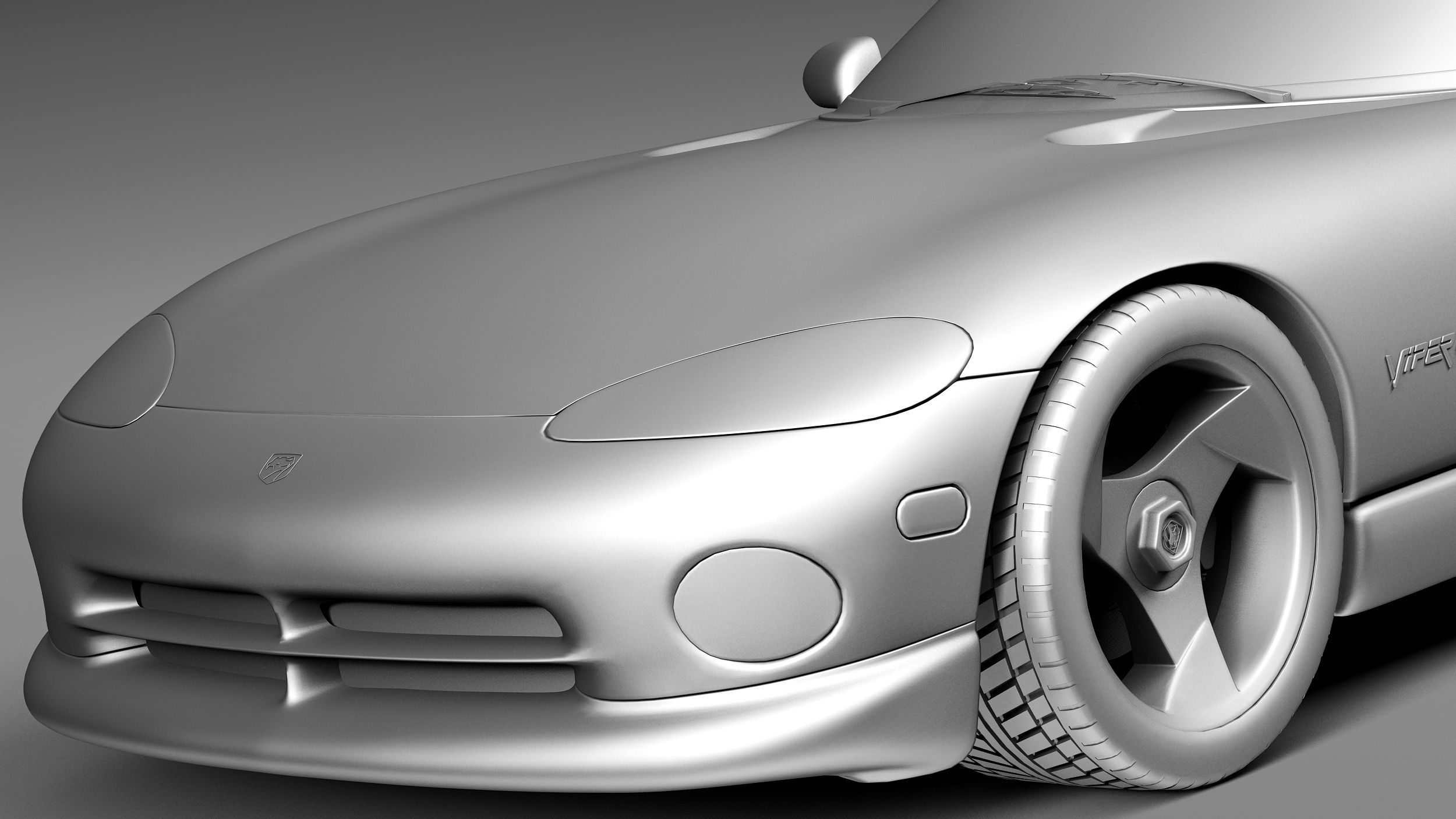 Dodge Viper RT 10 1992-2002 3D Model 3D model_10