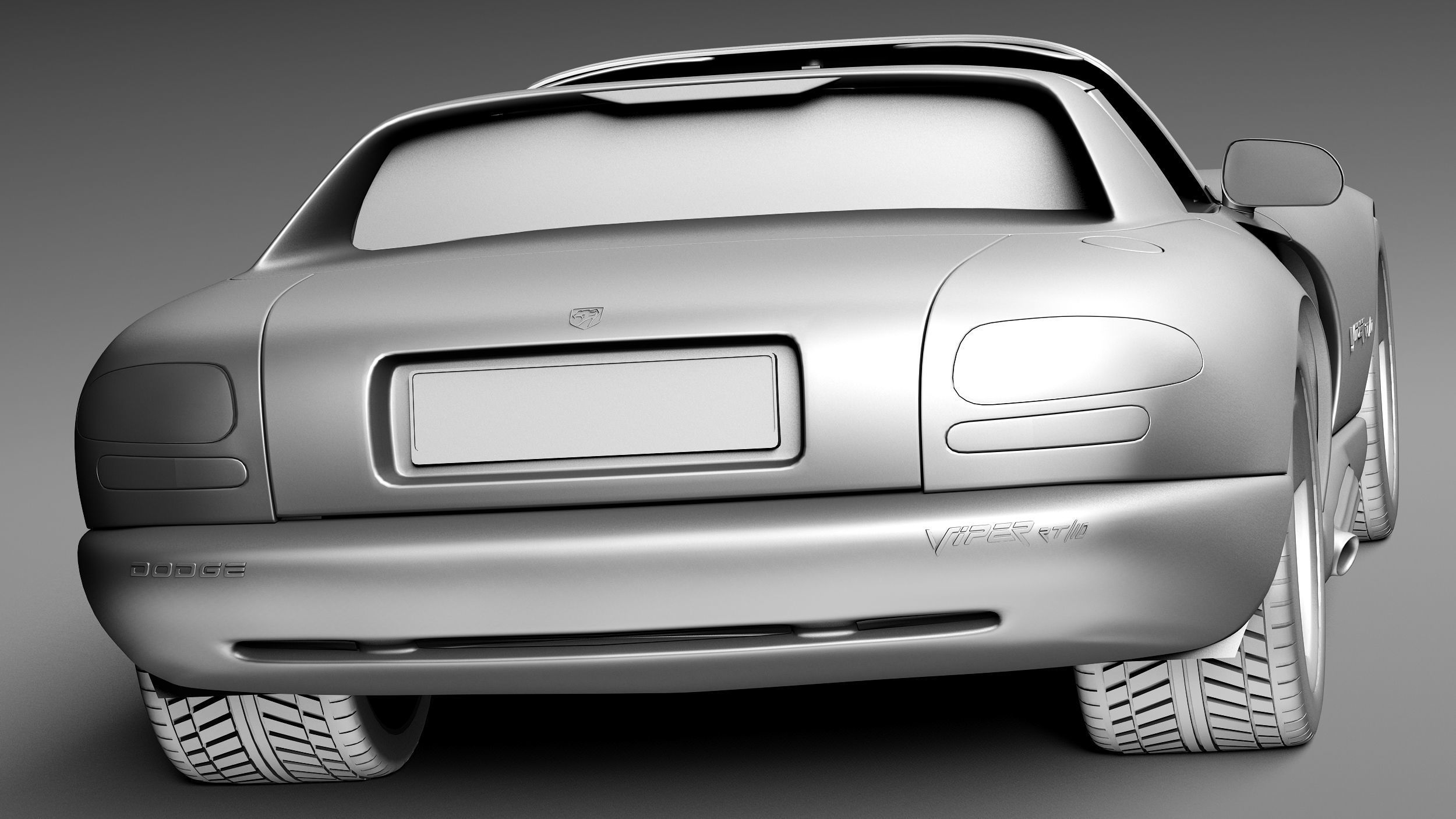 Dodge Viper RT 10 1992-2002 3D Model 3D model_13