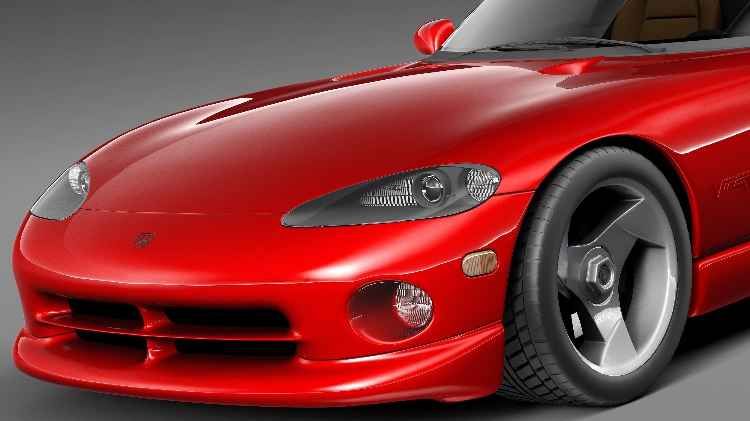 Dodge Viper RT 10 1992-2002 3D Model 3D model_2