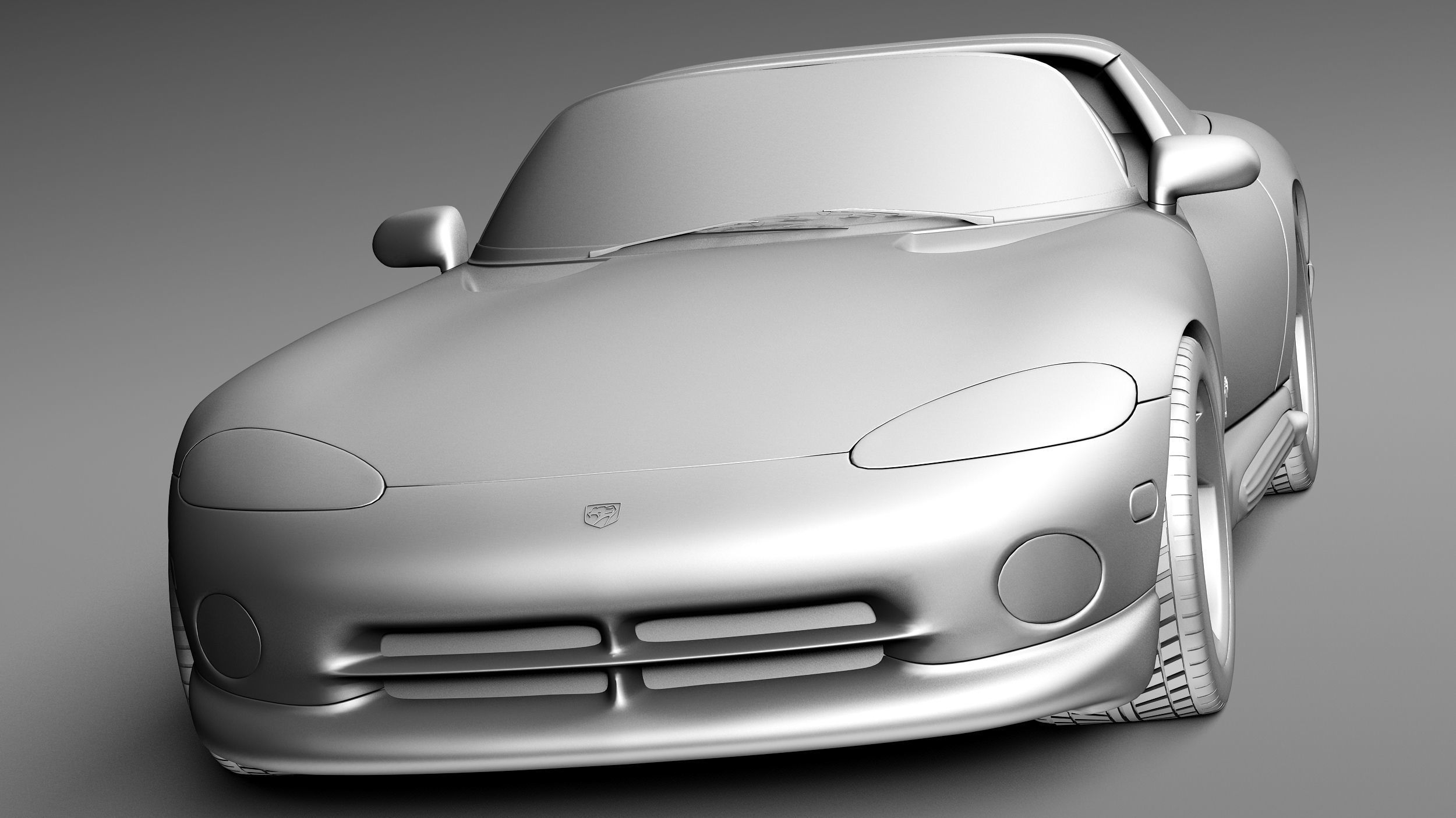 Dodge Viper RT 10 1992-2002 3D Model 3D model_9