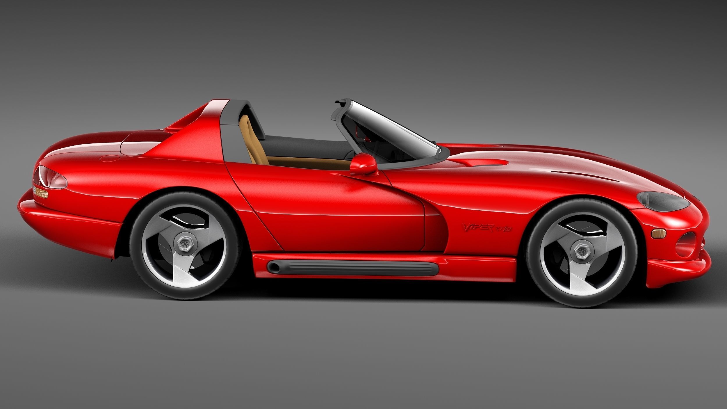 Dodge Viper RT 10 1992-2002 3D Model 3D model_6