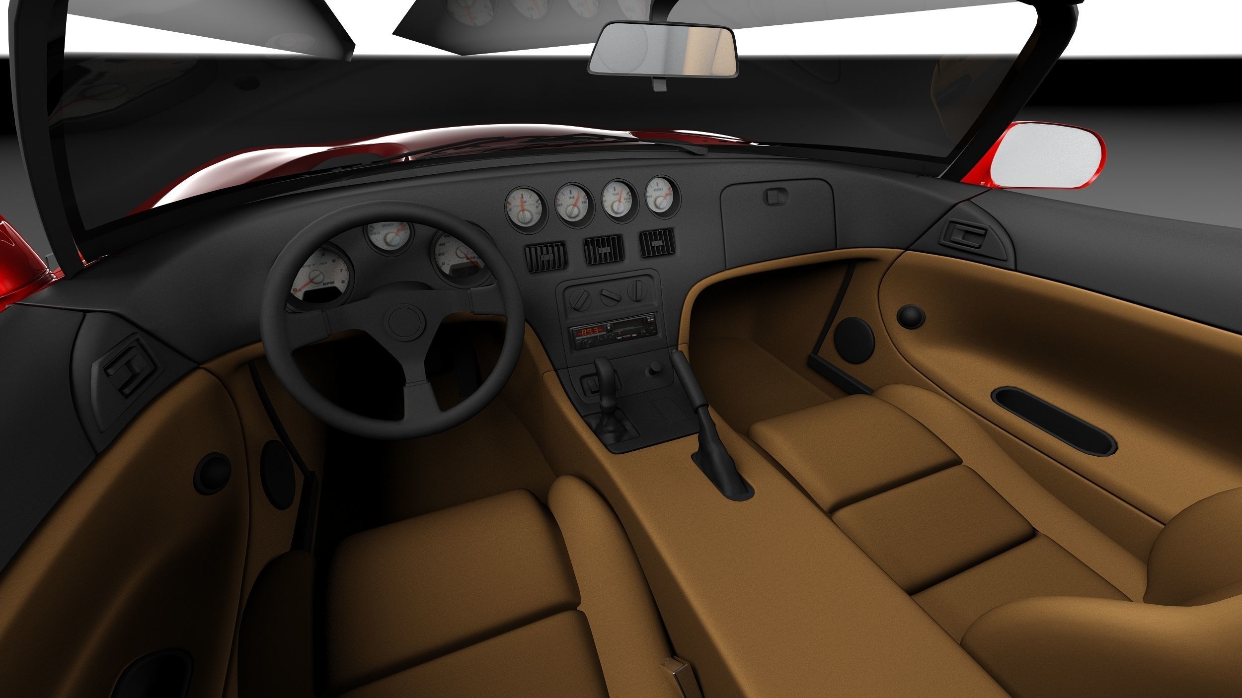 Dodge Viper RT 10 1992-2002 3D Model 3D model_16