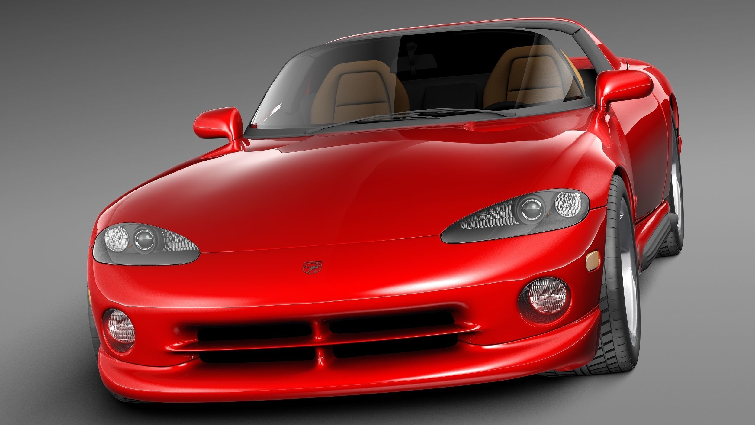 Dodge Viper RT 10 1992-2002 3D Model 3D model_1