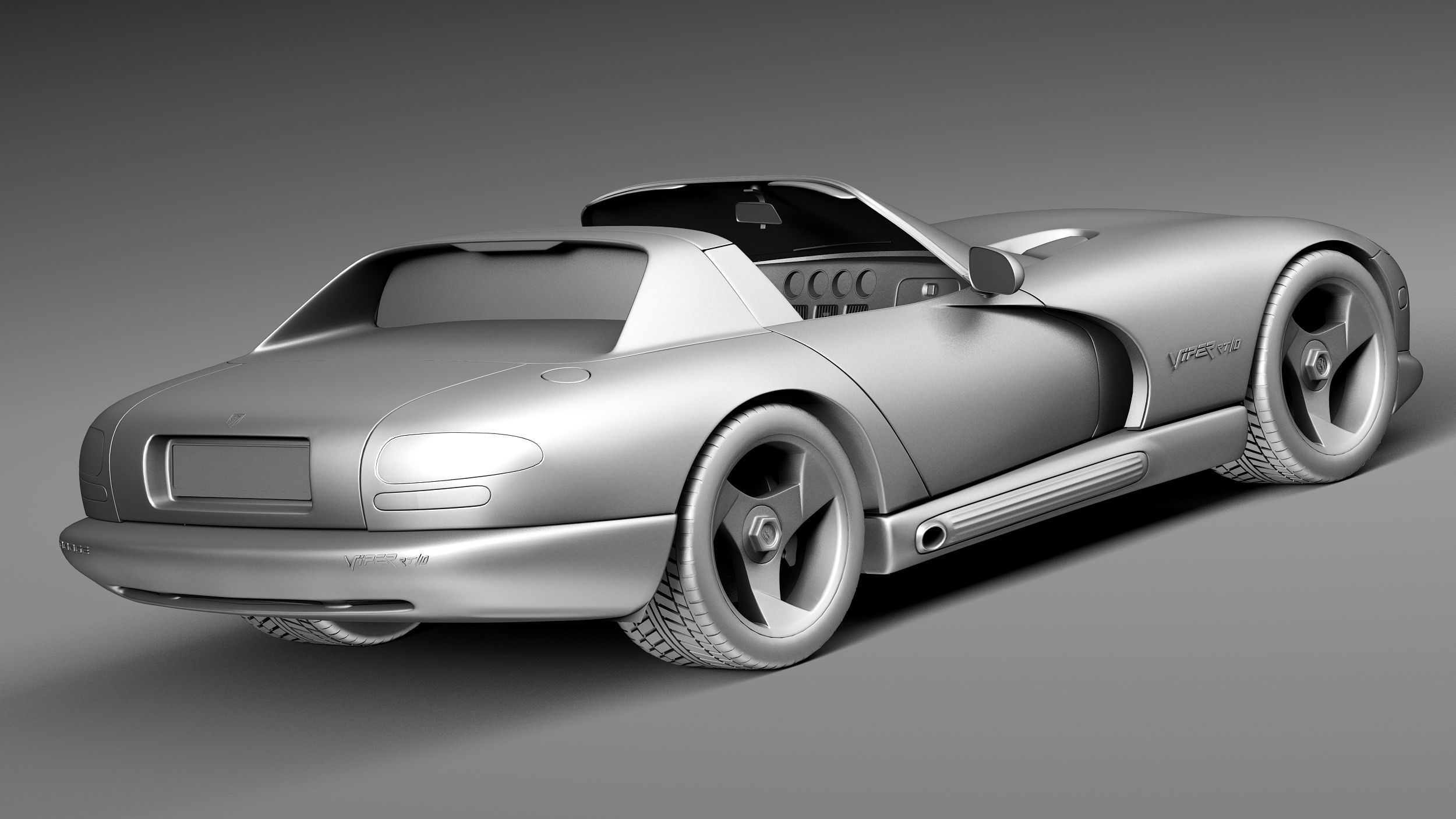 Dodge Viper RT 10 1992-2002 3D Model 3D model_12