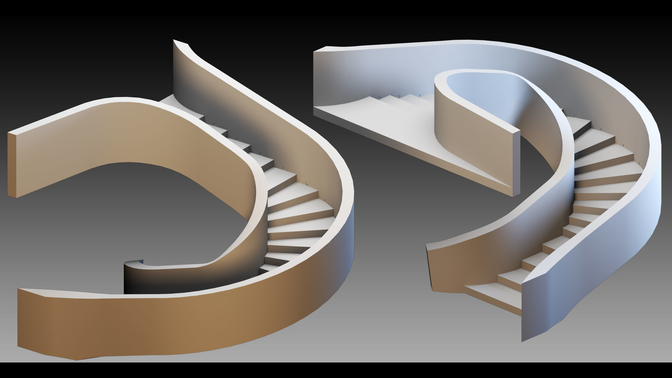 50 Stairs- Vol 03- Kitbash- High detail 3d models 3D model_12