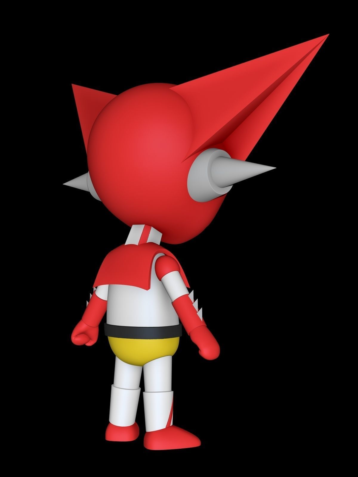 Sad Chibi Getter-1 3D print model_1
