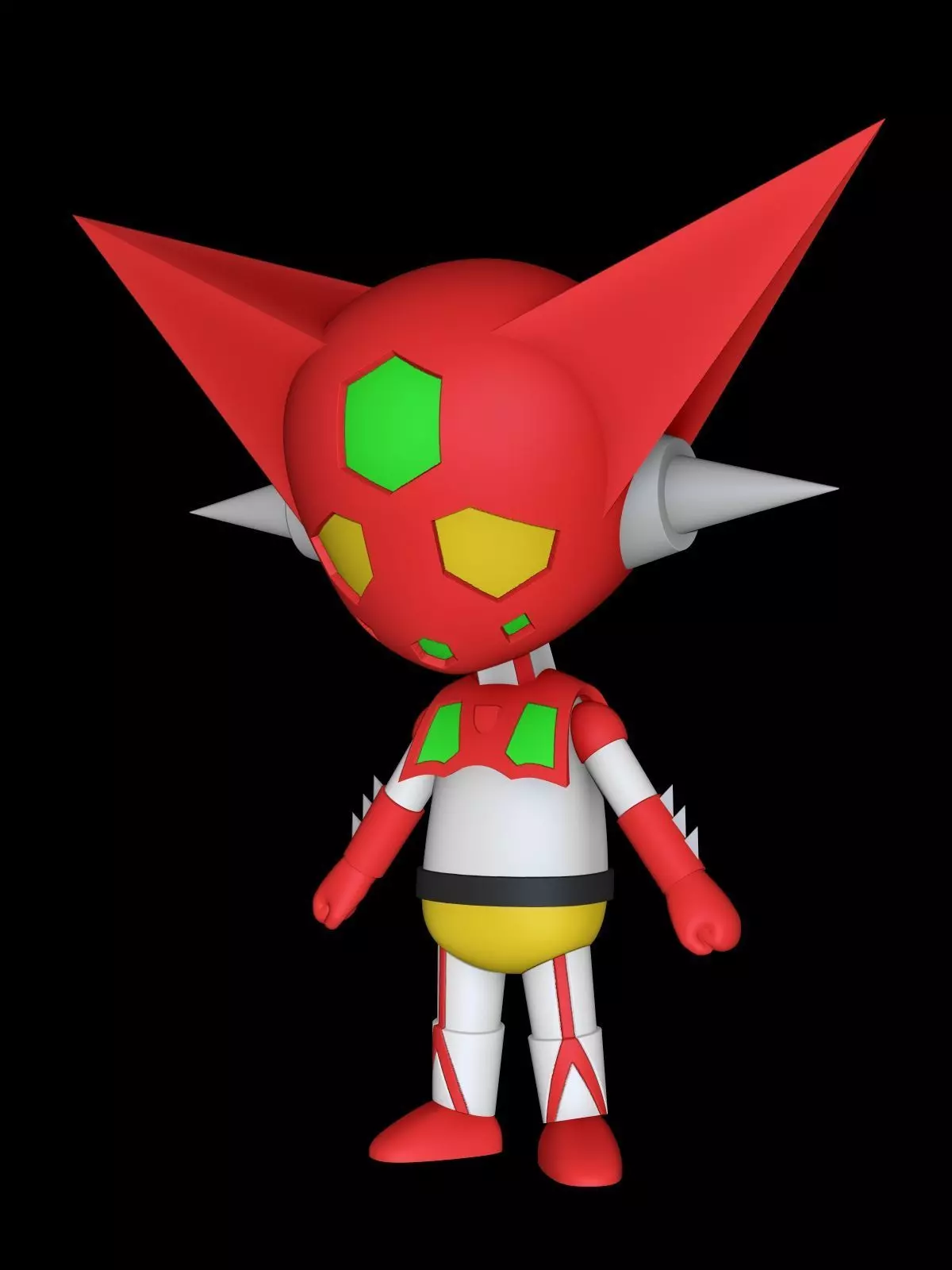 Sad Chibi Getter-1 3D print model_0