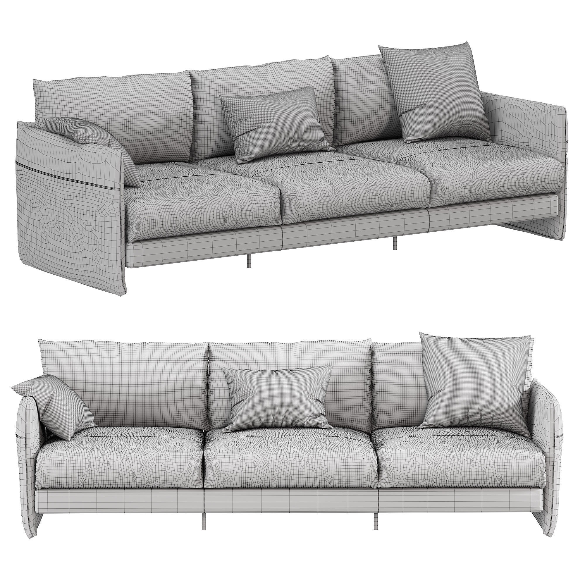  MOOD Sofa by Gamma 3D model_4