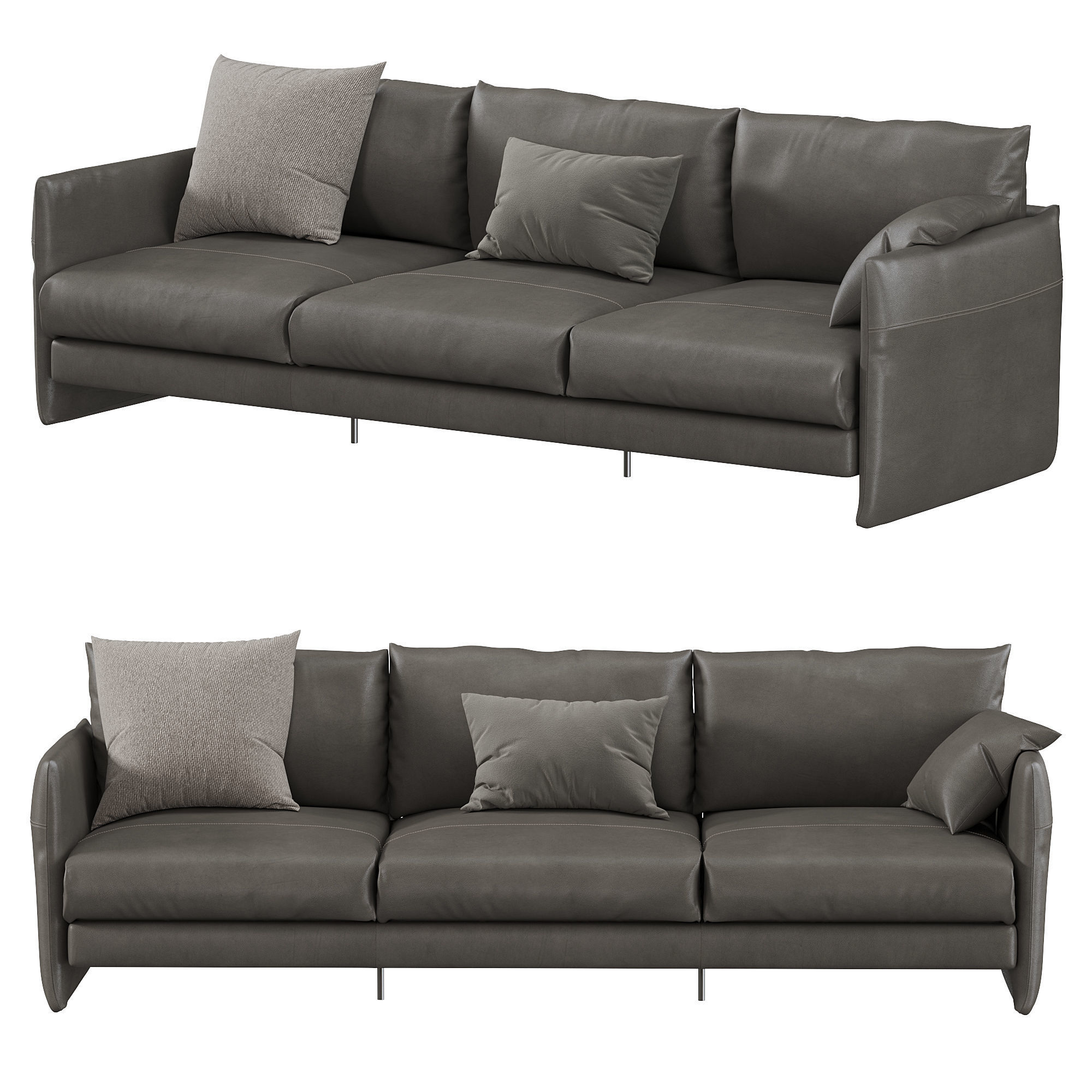  MOOD Sofa by Gamma 3D model_1