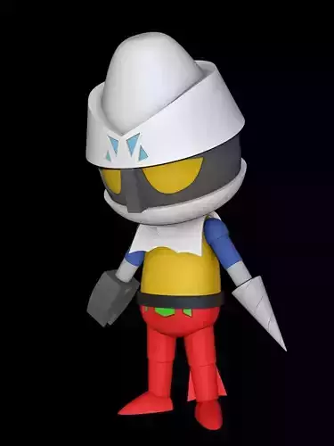 Sad Chibi Getter-2 3D print model