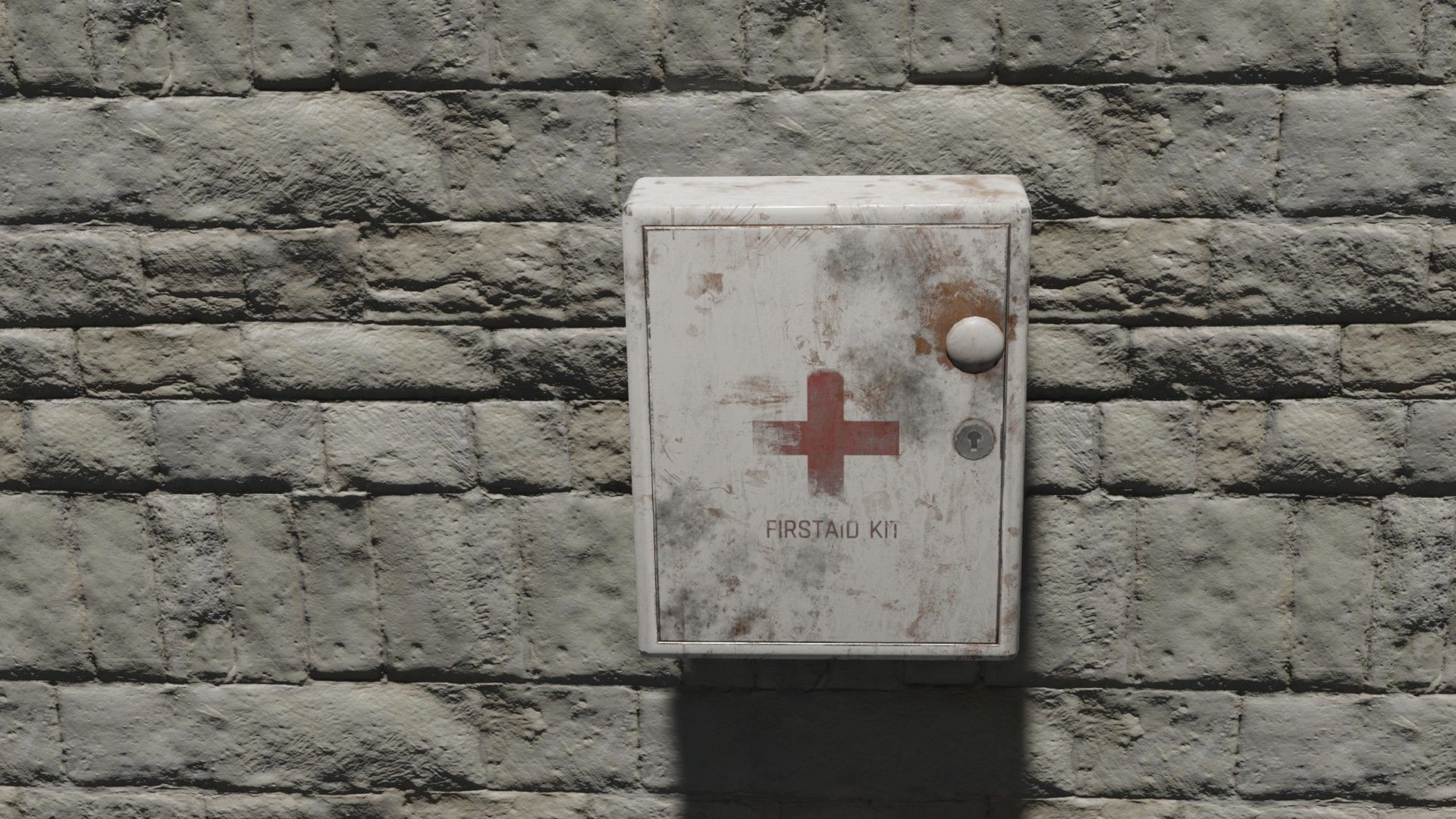 first aid box or medical kit 3D model_2