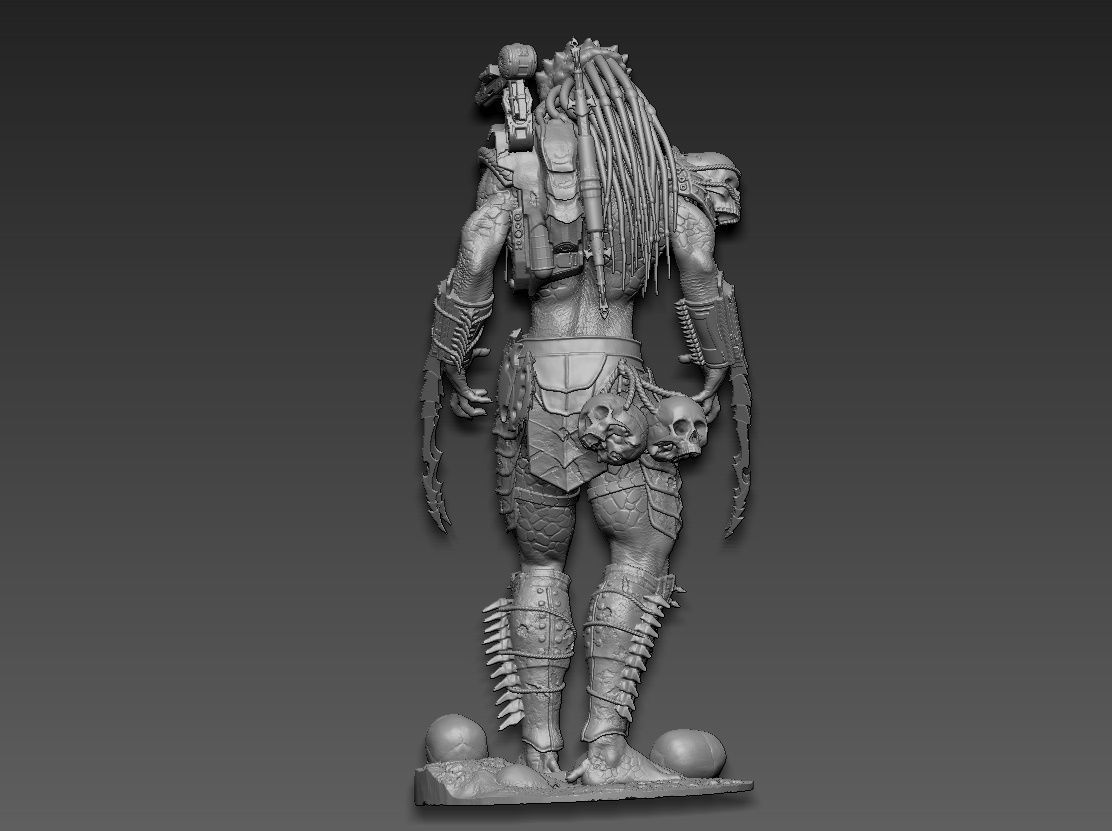 Predator 3D print model_6