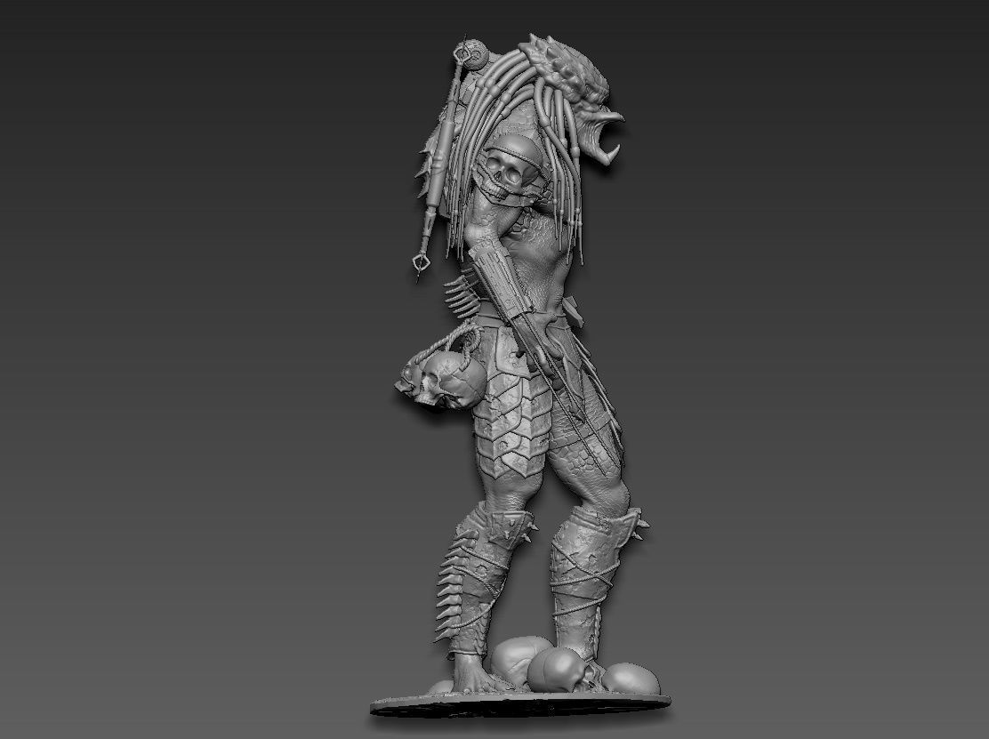 Predator 3D print model_10