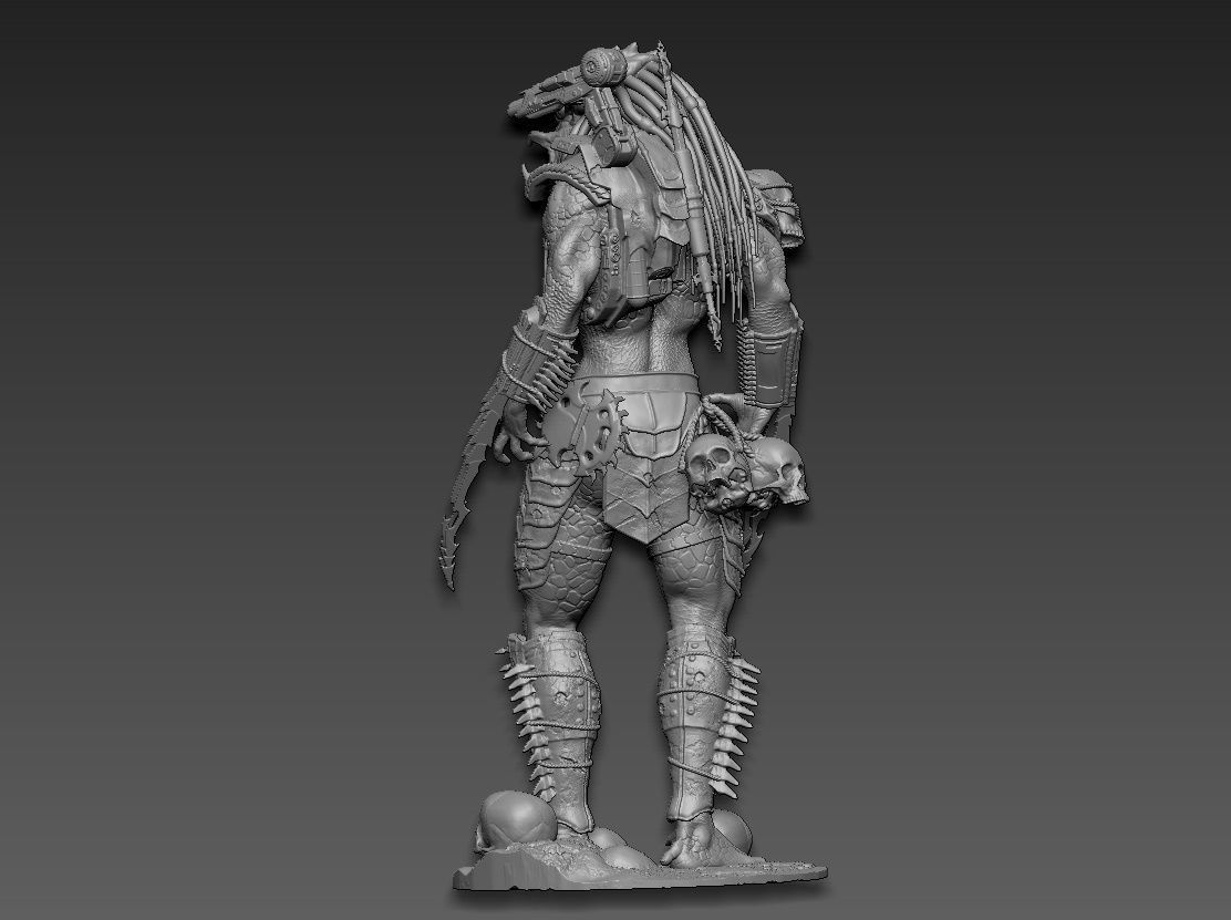 Predator 3D print model_5