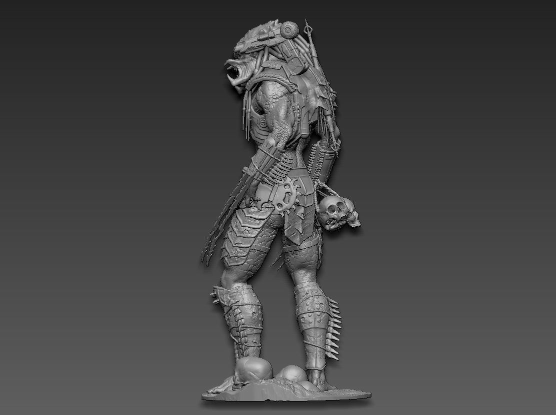 Predator 3D print model_4