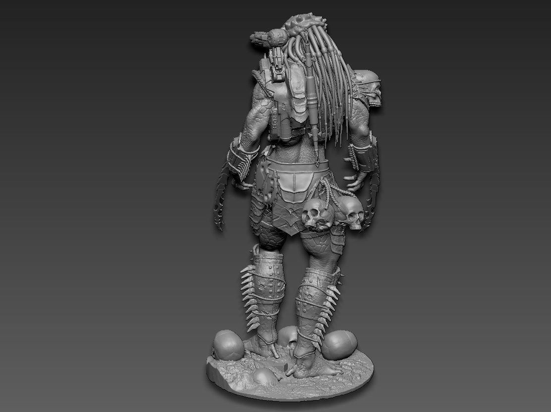 Predator 3D print model_17