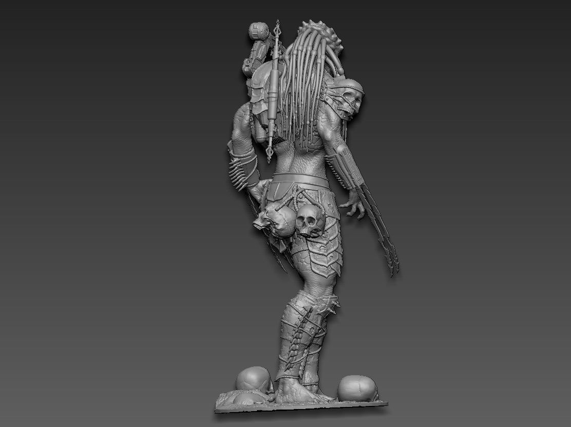 Predator 3D print model_8
